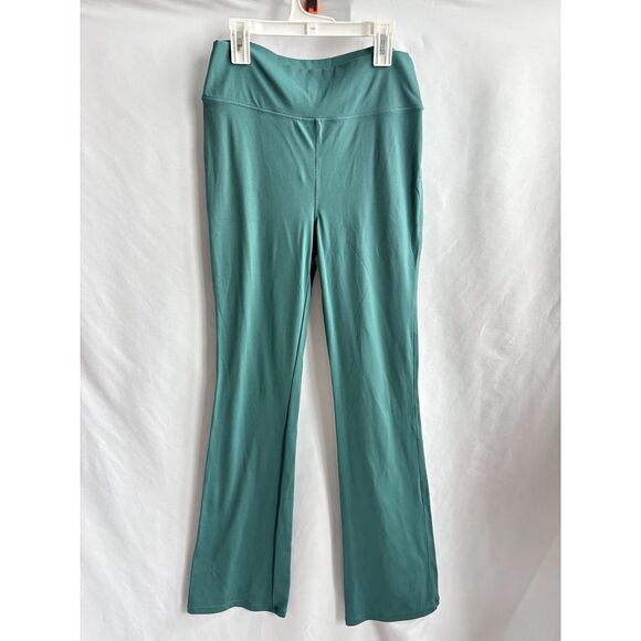 Pacsun Turquoise Flare Leggings High Rise Yoga Pilates Size M Blue Green Active - Picture 1 of 10